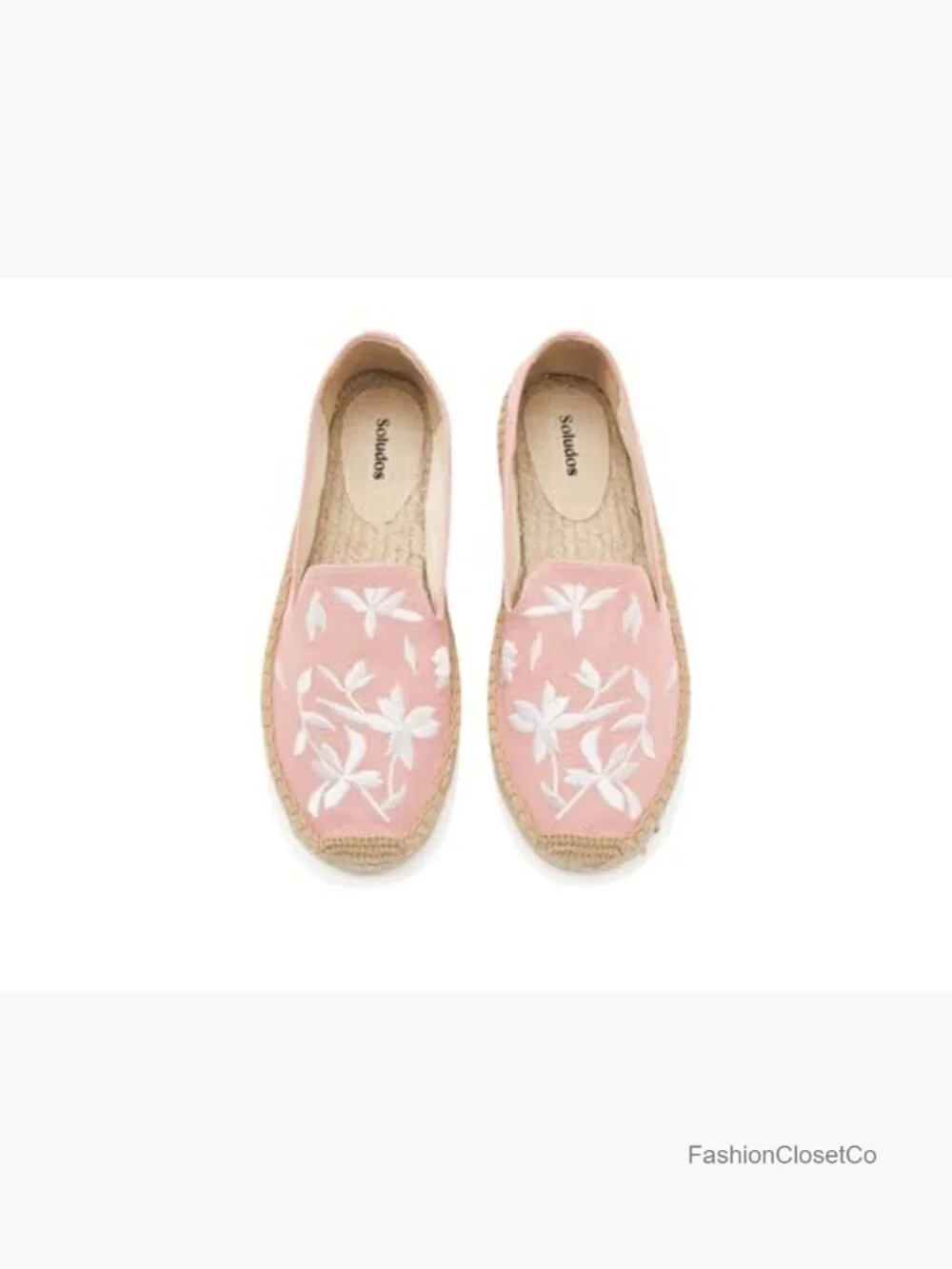 Wild Petals Smoking Platform Espadrille - Cotton Loafer Flats